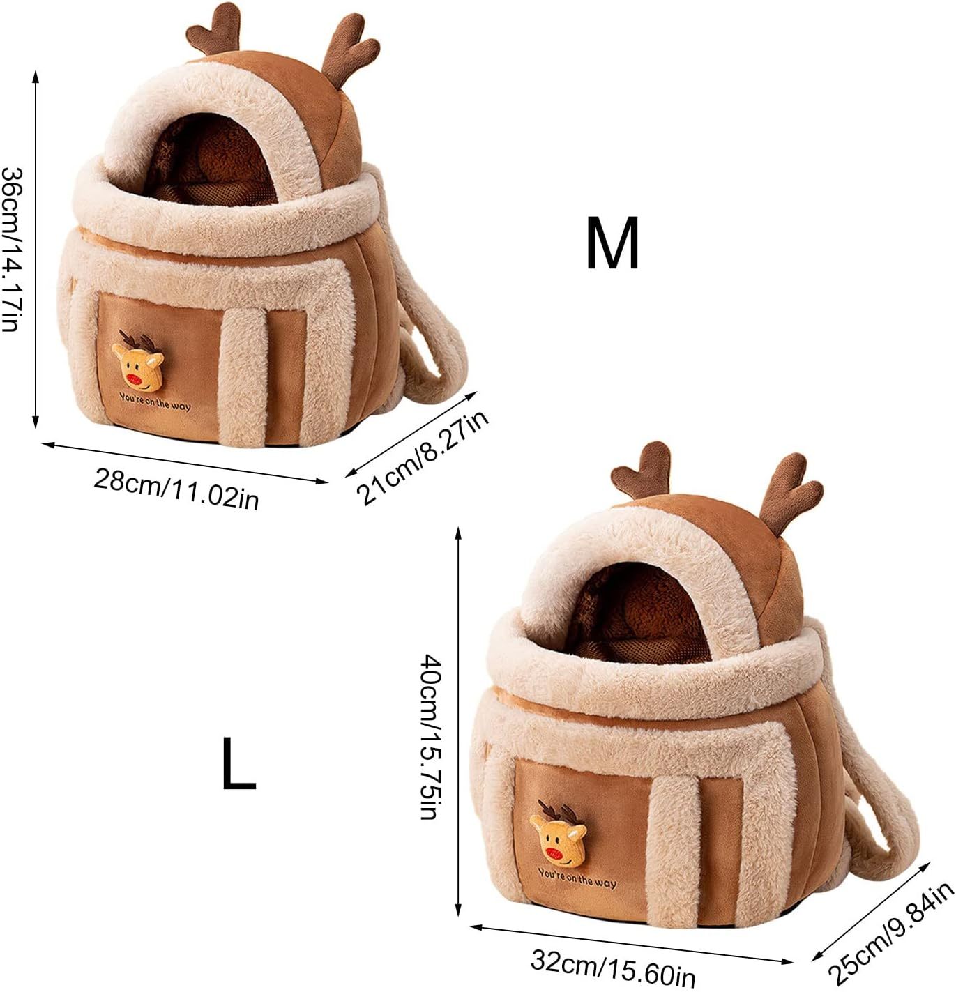 Backpack Carrier Dog Travel Bag Pet Hand Warmers